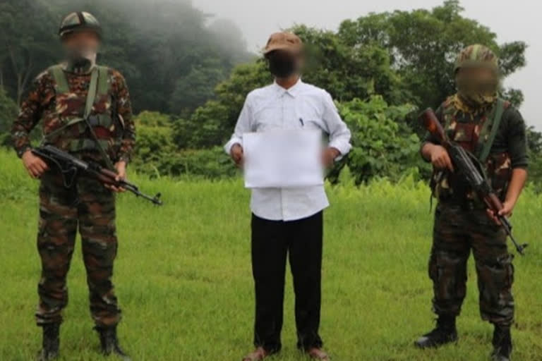 ULFA Cadre held  United Liberation Front of Asom Independent  Tinsukia  ഉൽഫ ഭീകരൻ അറസ്റ്റിൽ  അസം  ഉൽഫ  ലിബറേഷൻ ഫ്രണ്ട് ഓഫ് അസം-ഇൻഡിപെൻഡന്‍റ്  ടിൻസുകിയ  Assam