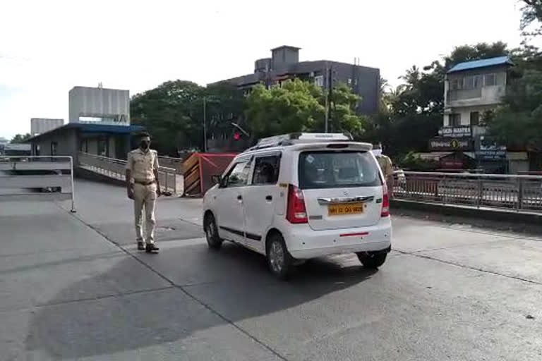 pune again lockdown for 10 days, police forced posted in various places in city