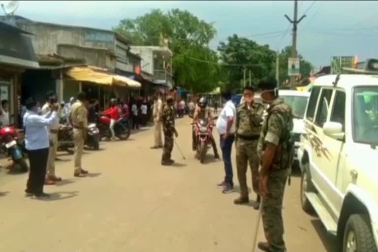 Ramgarh administration made a flag march in the city