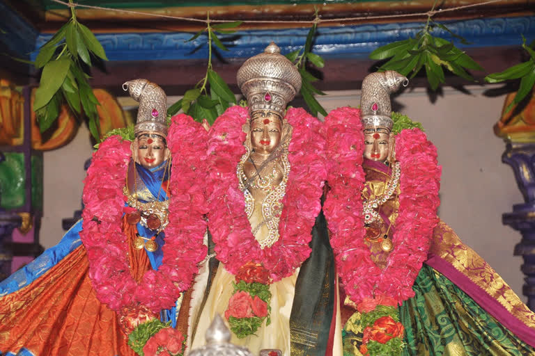 special prayers in mopidevi temple at krishna district