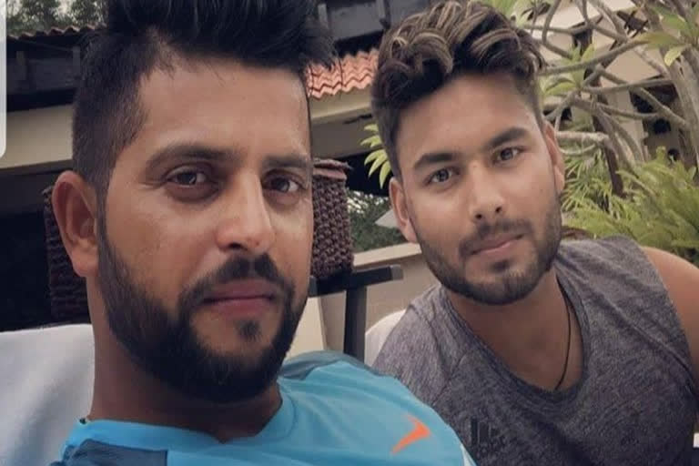 Suresh raina and rishabh pant started net practice watch video