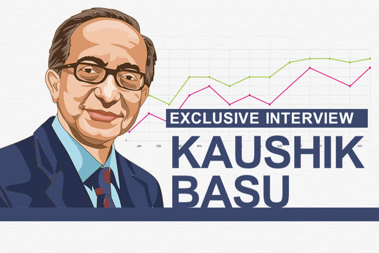 Kaushik Basu on Indian economy  India's GDP growth  Business news  പ്രൊഫ. കൗശിക് ബസു  ഇന്ത്യൻ സമ്പദ്‌വ്യവസ്ഥ  സാമ്പത്തിക വാർത്ത  ആഭ്യന്തര ഉല്‍പാദന വളർച്ചാ നിരക്ക്