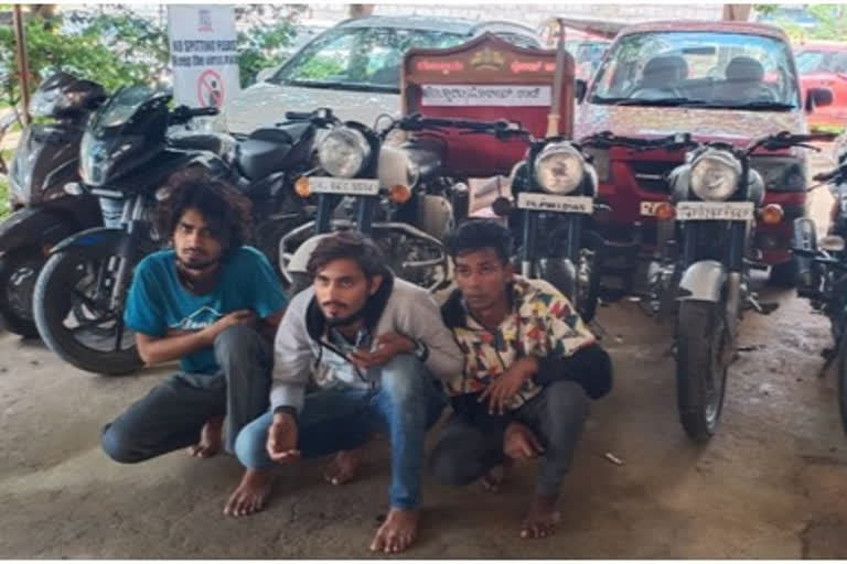 Thieves arrested by police in Bangalore