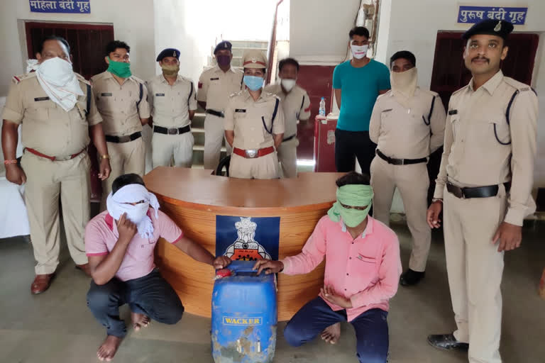 diesel thief arrested in bilaspur