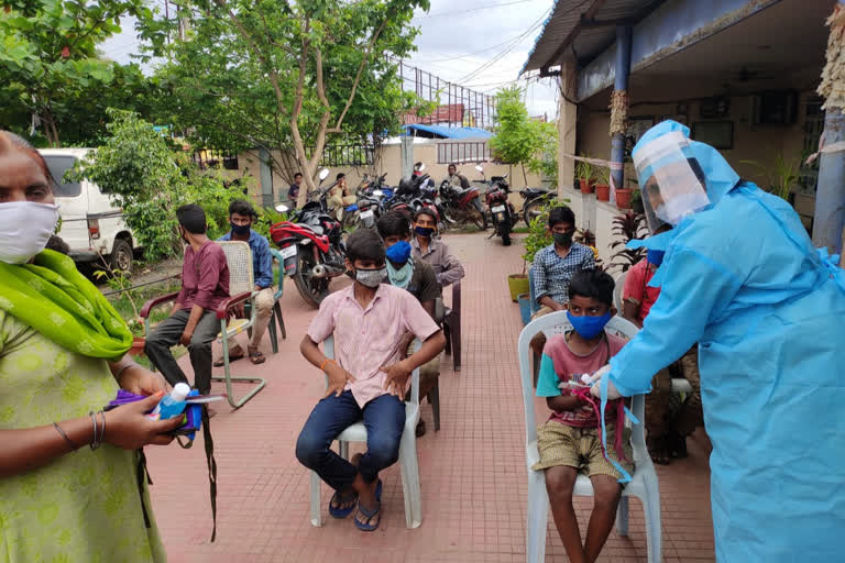 operation muskan and covid awareness programme in guntur rural and urban