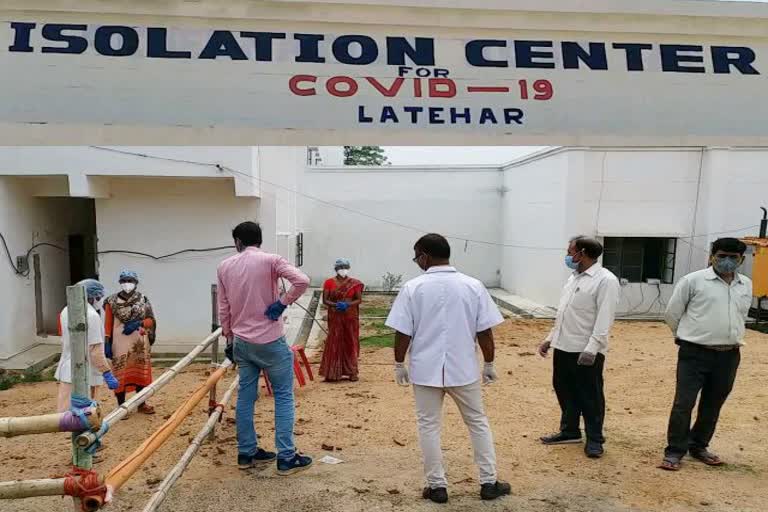 corona positive CRPF jawan in Latehar