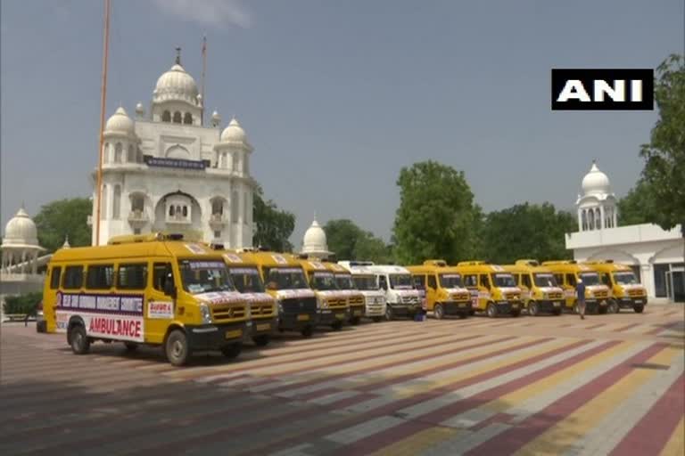 دہلی سکھ گرودوارہ انتظامیہ کا مفت ایمبولنس خدمات