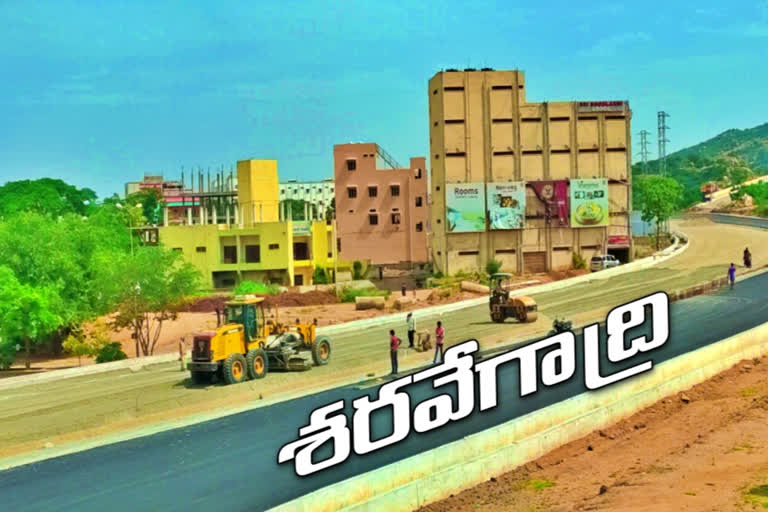 road widening works in Yadadri