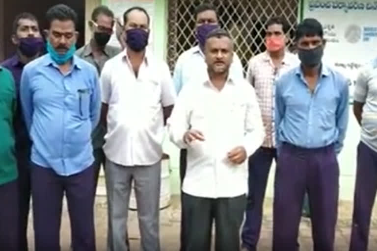 singareni workers protest at illandu in bhadradri kothagudem