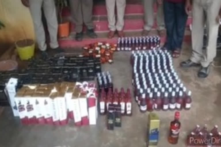 illegal-transportation-of-liquor-seized at kodad in suryapet district