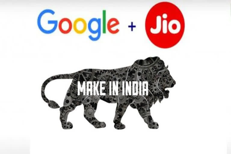 make in india smartphones by jio google,jio google partnership