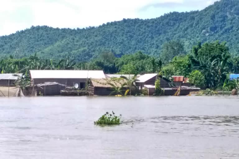 বানত বিধ্বস্ত বঙাইগাঁৱৰ বিস্তৰ অঞ্চল