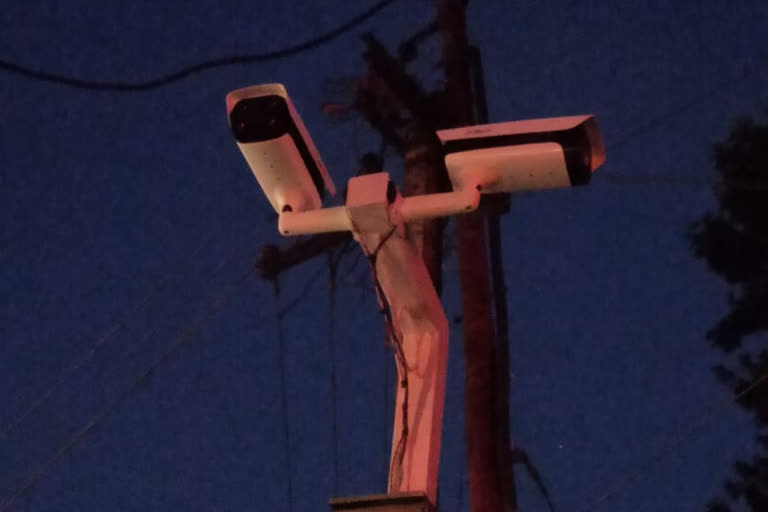 CCTV cameras Installed in Bhuntar Chowk of Kullu