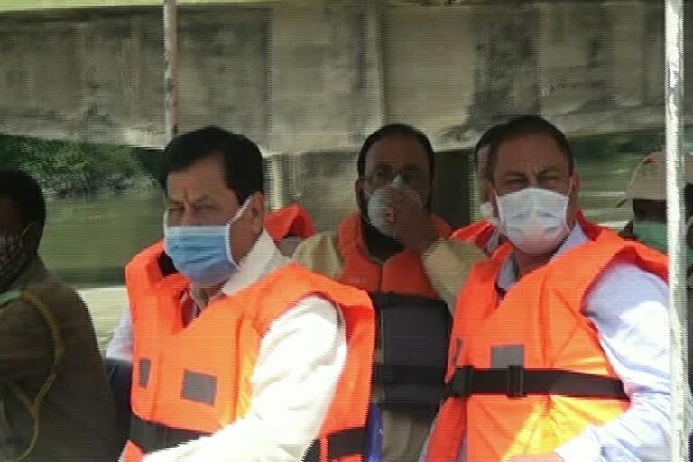 CM Sonowal at Kaziranga National Park