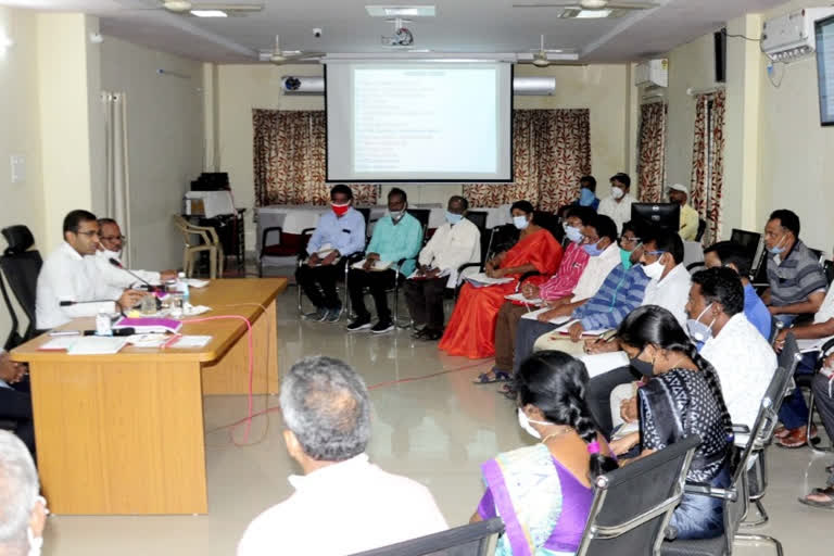 nirmal collector review meeting