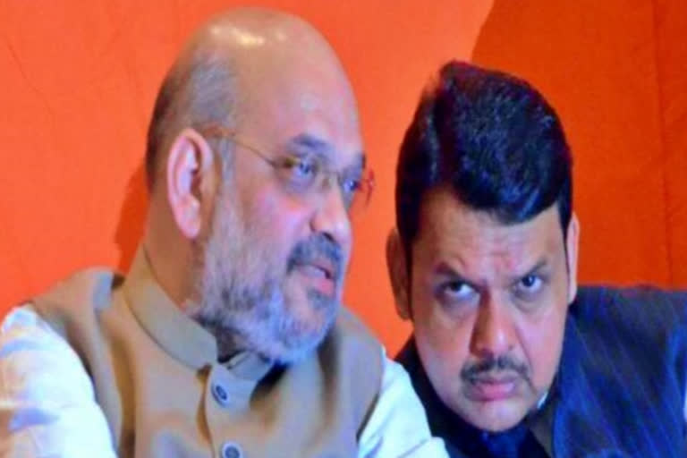 Devendra fadnavis  amit shah  COVID-19 situation  ദേവേന്ദ്ര ഫഡ്‌നാവിസ്  അമിത് ഷാ  മഹാരാഷ്‌ട്ര കൊവിഡ്  മഹാരാഷ്‌ട്ര  maharashtra covid