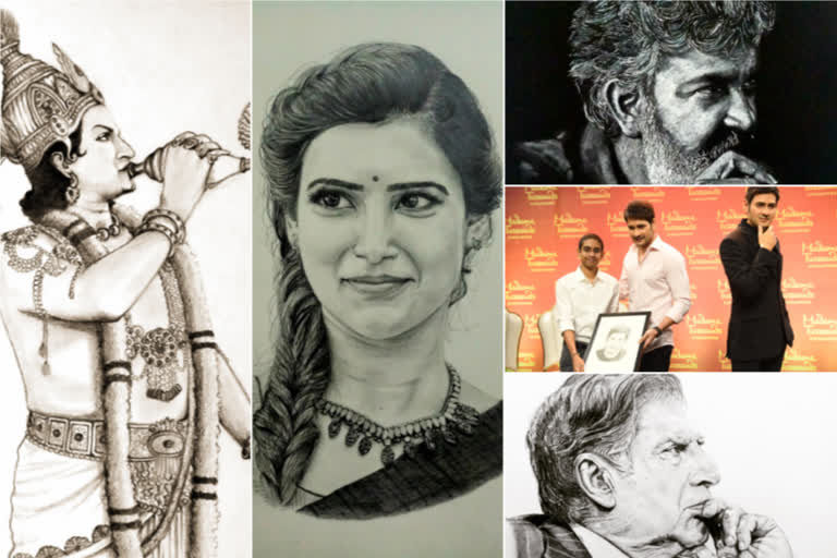 pencil sketch artist at rajamundry