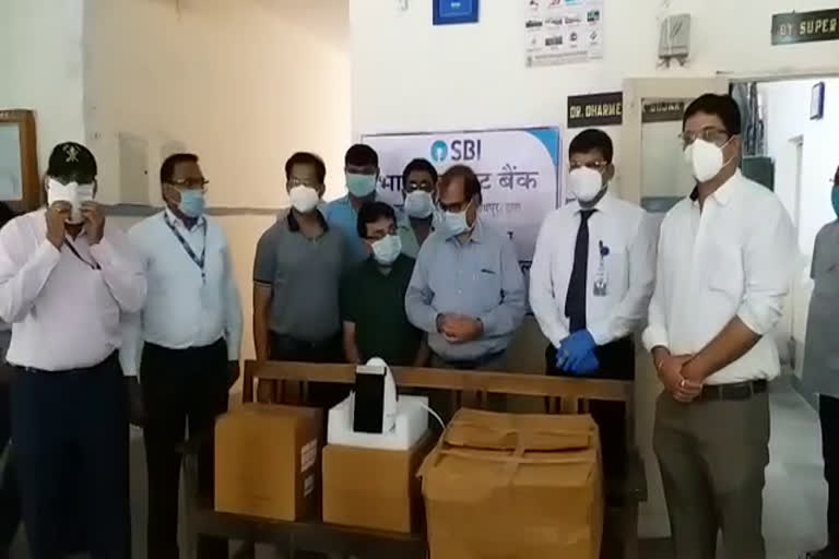 sbi presented 2 ventilators,  sbi presented 2 ventilator to mdm hospital, corona case in jodhpur,  corona positive in jodhpur