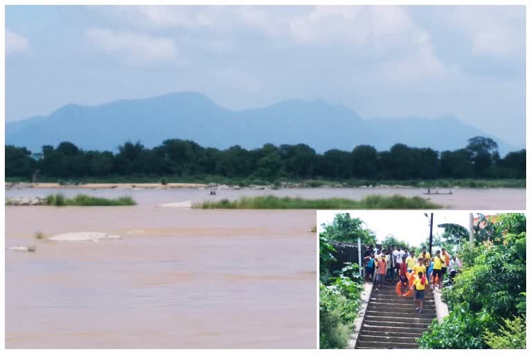 ନଦୀ ମଝିରେ ବୁଡିଗଲା ଡଙ୍ଗା, ଅଳ୍ପକେ ବର୍ତ୍ତିଲେ ଦୁଇ ଯାତ୍ରୀ