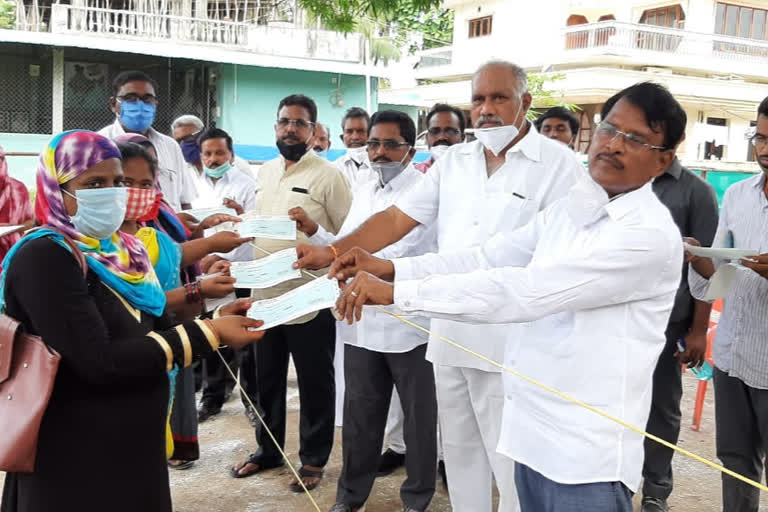 Distribution of Chief Minister's Assistance Fund checks