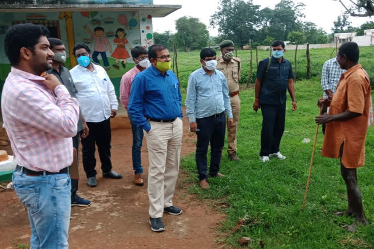 nagar karnool coollector l sharman cowhan visited nallamala forest