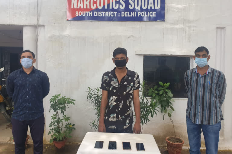 Narcotics squad arrested one accused in South delhi