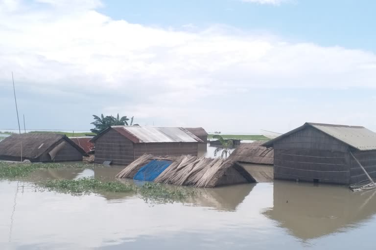 বঙাইগাঁৱত ভয়াৱহ ৰূপ ধাৰণ কৰিছে বানে