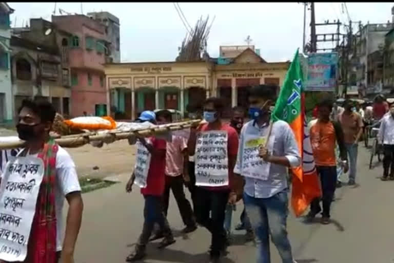 funeral procession of democracy