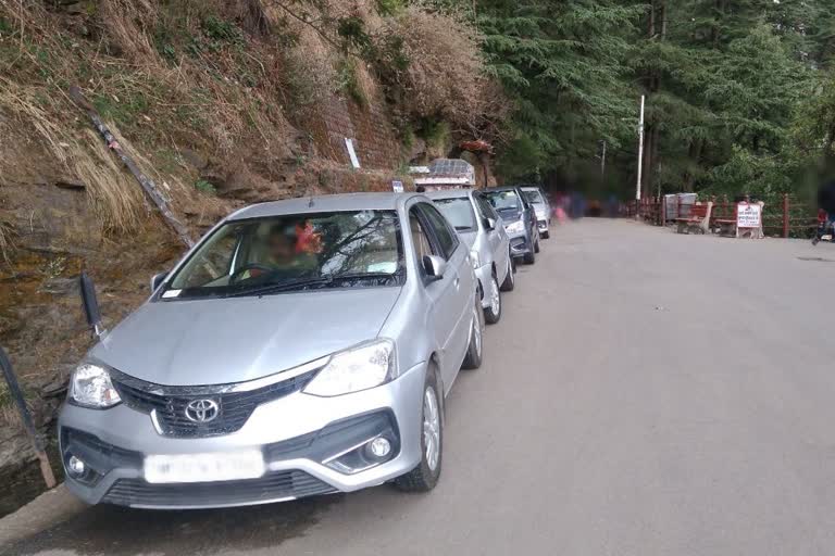 yellow line parking in shimla