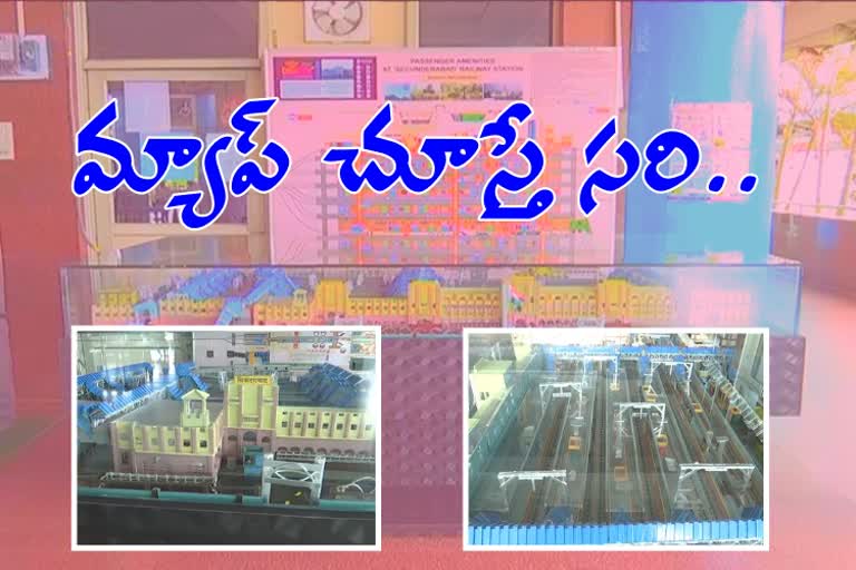 3d displays arrange in secundrabad railway station