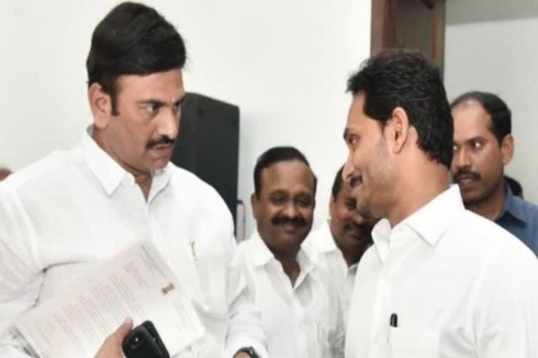 YSRC MP K Raghu Rama Krishna Raju meets top BJP leaders