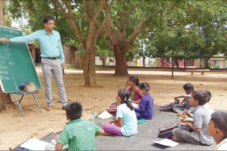 Difficulty in educating  tribal  children