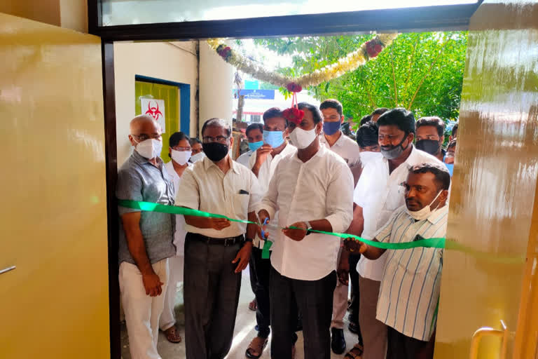 kovid test centers opening by mla sudder reddy in kadapa dst