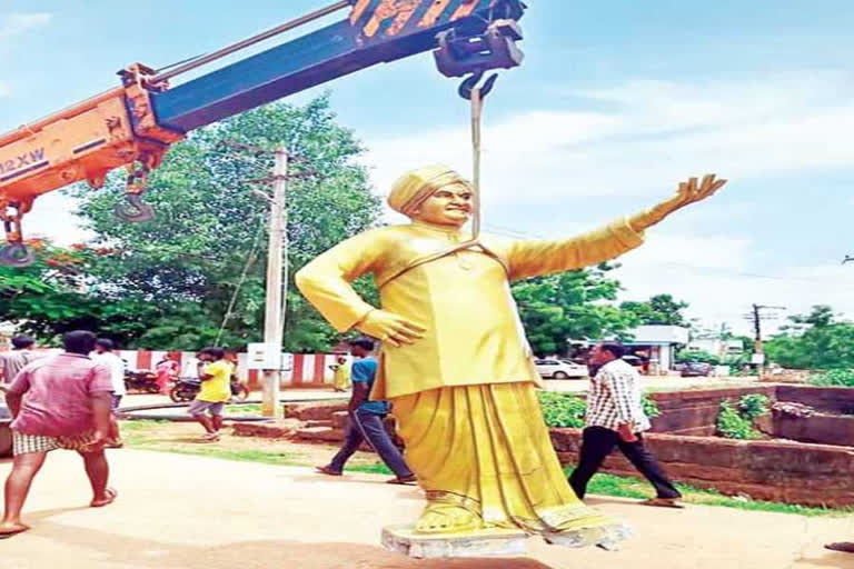 NTR statue in kavali