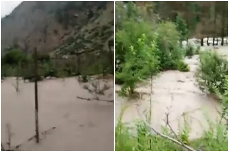 flood in Kinnaur