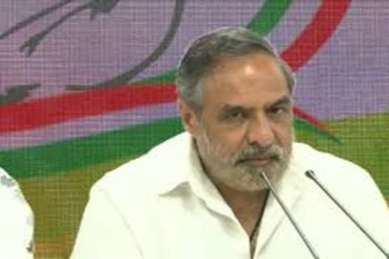 Senior Congress leader Anand Sharma