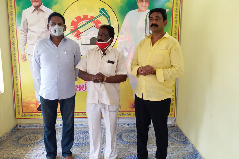 west godavari district tdp leaders fire on ysrcp