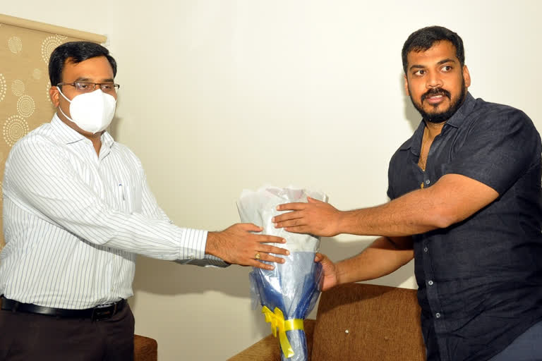 nellore DST new collector met anilkumar yadav