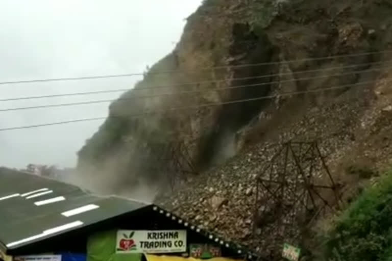 land slide shimla