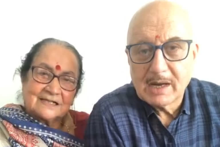 anupam kher mother corona news