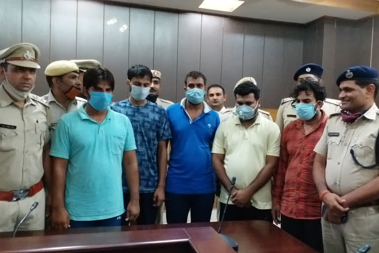 five gold robbery accused arrest panipat