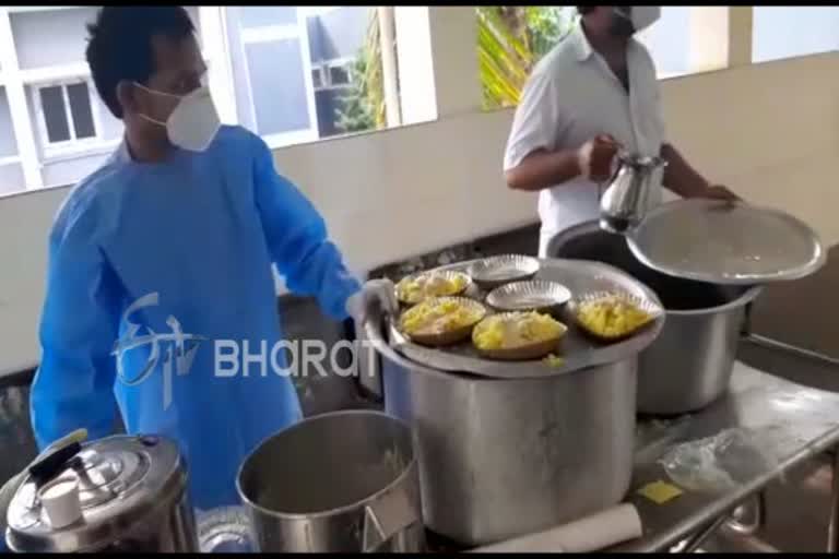 An outdated food supply at District covid Hospital