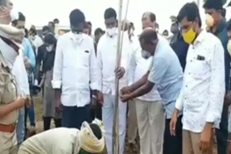 minister puvvada plantation in kusumaanchi prakruthi vanam