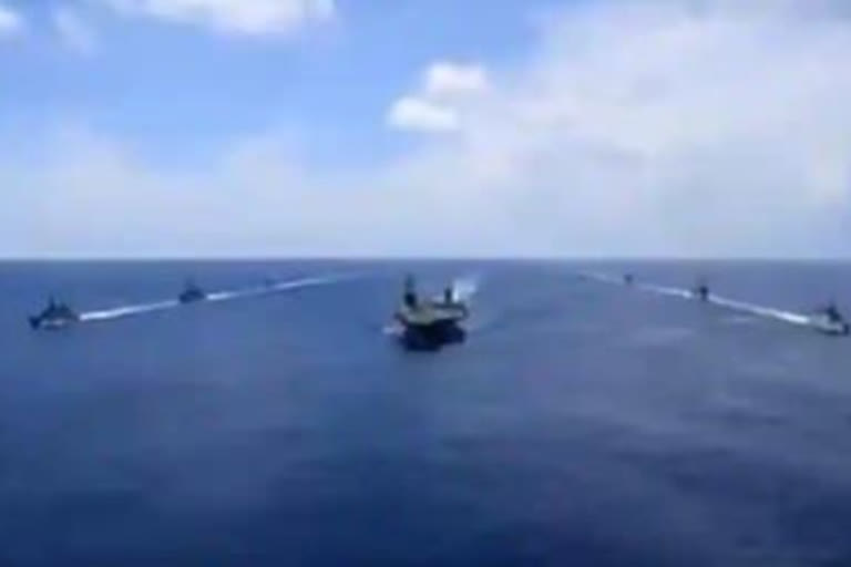 Indian Navy  military drill  US Navy  Japan Maritime Self Defense Force  PASSEX  USS Nimitz  India-China border row  യുഎസ് സ്ട്രൈക്ക് ഗ്രൂപ്പുമായി ഇന്ത്യൻ നാവികസേന പരിശീലനം നടത്തി  ഇന്ത്യൻ നാവികസേന  യുഎസ് സ്ട്രൈക്ക് ഗ്രൂപ്പ്