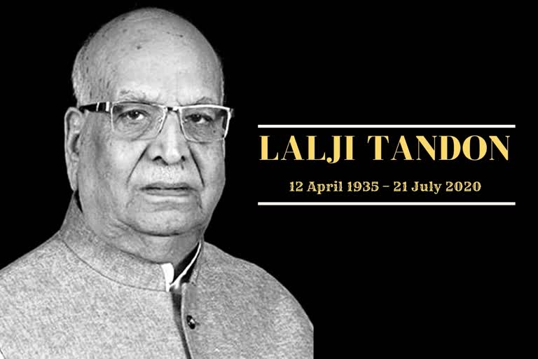 PM Modi  President Kovind condole MP Governor Lalji Tandon's death  ലാൽജി ടണ്ടൻ  MP Governor Lalji Tandon  ലാൽജി ടണ്ടന്‍റെ നിര്യാണത്തിൽ അനുശോചനം രേഖപ്പെടുത്തി നേതാക്കൾ