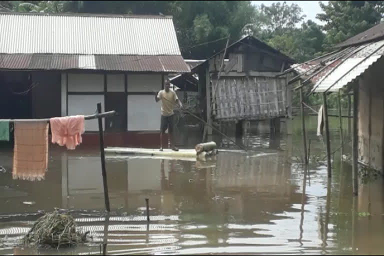 Assam floods: Around 25 Villages in Teok Under water