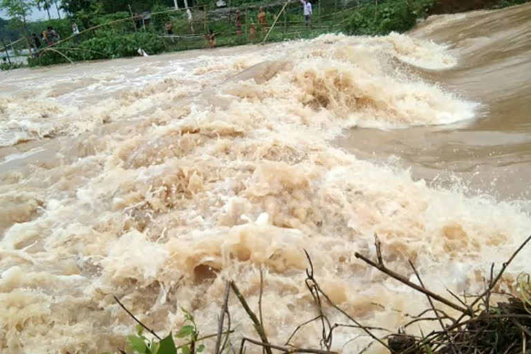 Mancachar Villagers Under Water because of Increasing water level in Meghalaya Garo Hills