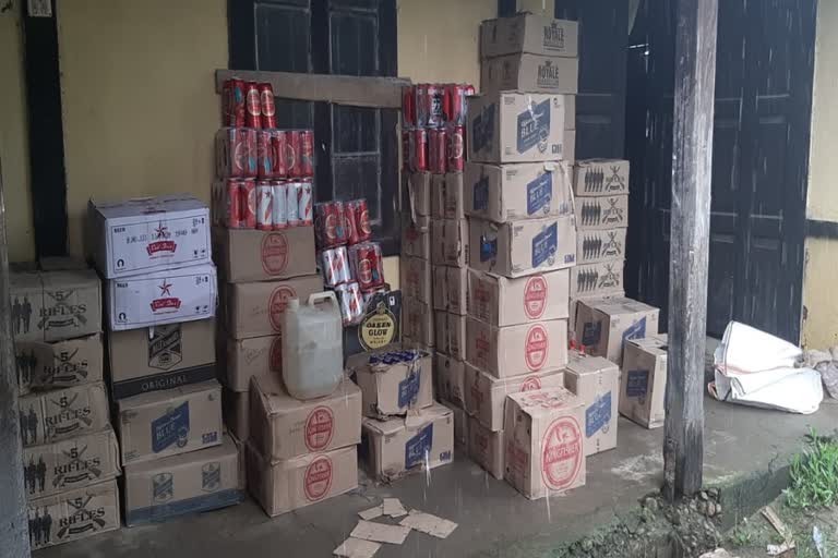 ILLEGAL WINE RECOVERD IN DEMAJI JONAI