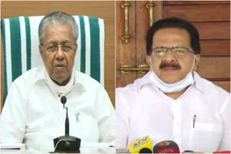 pinarayi vijayan against opposition  pinarayi vijayan  പ്രതിപക്ഷം  രമേശ്‌ ചെന്നിത്തല  പിണറായി വിജയൻ