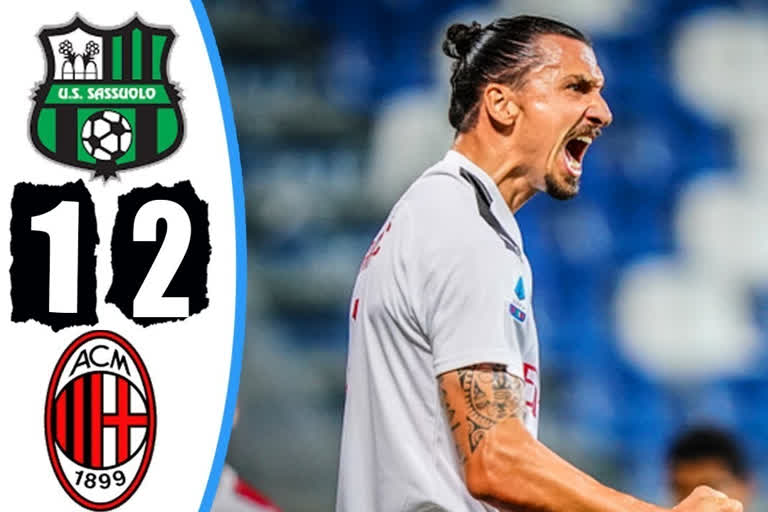 AC Milan beat Sassuolo